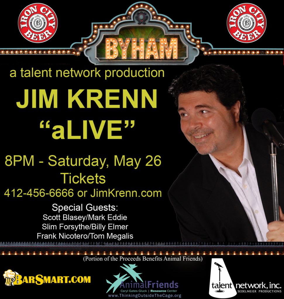 Jimmy Krenn Pittsburgh Comedy Show Byham Theater