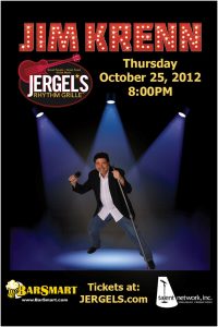 Jim Krenn, Jergel's Rhythm Grille, Pittsburgh entertainment, Pittsburgh comic, Comedy show, Comedian,