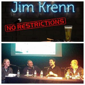Jim Krenn, Jim Krenn: No Restrictions, Podcast entertainment, Pittsburgh entertaniment, Terry Jones, John Evans, Mike Wysocki