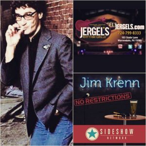 Jimmy Krenn, Jim Krenn: No Restrictions, comedy podcast, Pittsburgh, Donnie Iris