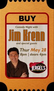 Jim Krenn, Comedy Night Pittsburgh, Jergel's Rhythm Grille